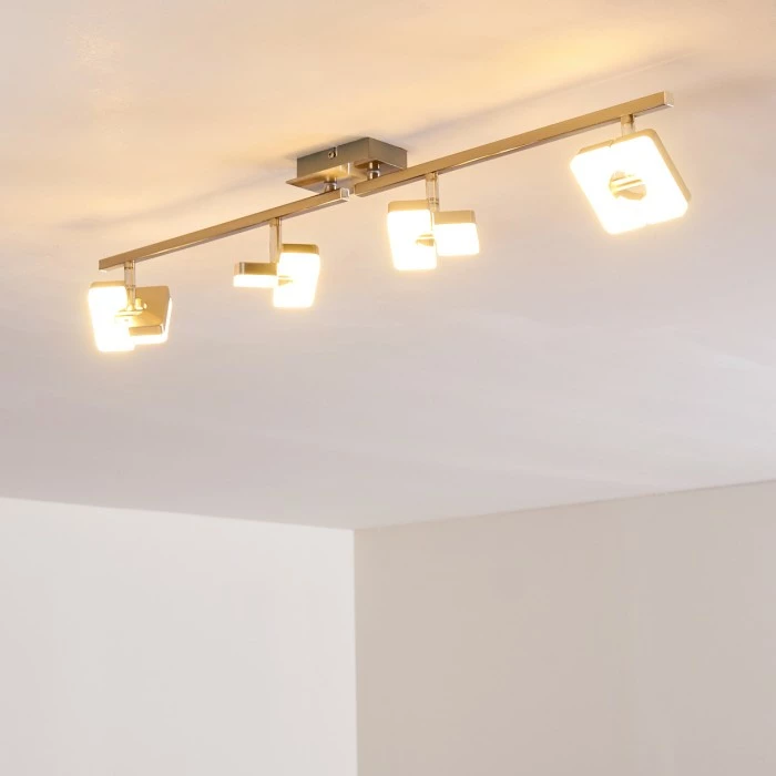 Hofstein Sumoas Deckenspot LED Nickel-Matt, 4-flammig 3 Hofstein Sumoas Deckenspot LED Nickel-Matt, 4-flammig – Bild 3