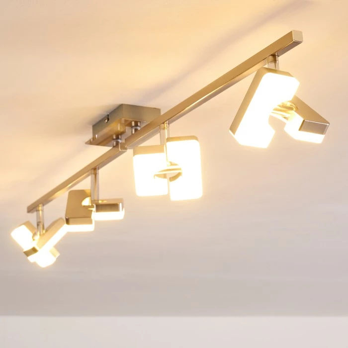 Hofstein Sumoas Deckenspot LED Nickel-Matt, 4-flammig 9 Hofstein Sumoas Deckenspot LED Nickel-Matt, 4-flammig – Bild 9