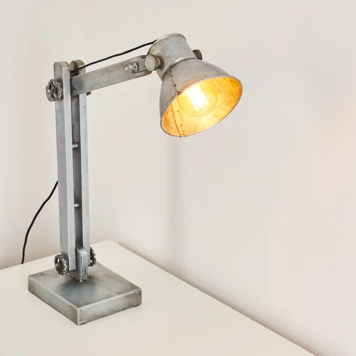 Hofstein Svanfolk Tischleuchte Grau, Rostfarben, 1-flammig 4 Hofstein Svanfolk Tischleuchte Grau, Rostfarben, 1-flammig – Bild 4