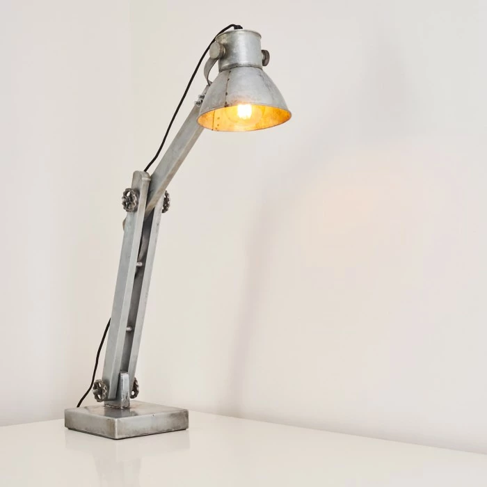 Hofstein Svanfolk Tischleuchte Grau, Rostfarben, 1-flammig 6 Hofstein Svanfolk Tischleuchte Grau, Rostfarben, 1-flammig – Bild 6