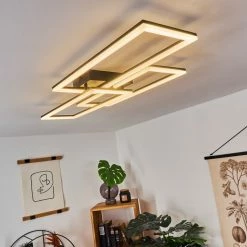 Hofstein Taleta Deckenleuchte LED Schwarz, 1-flammig -Bürolampen Verkäufe taleta deckenleuchte h3445525 10