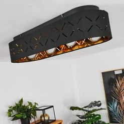 Hofstein Tallaboa Deckenleuchte Schwarz, 4-flammig -Bürolampen Verkäufe tallaboa deckenleuchte h3441374 1