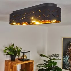 Hofstein Tallaboa Deckenleuchte Schwarz, 4-flammig -Bürolampen Verkäufe tallaboa deckenleuchte h3441374 5