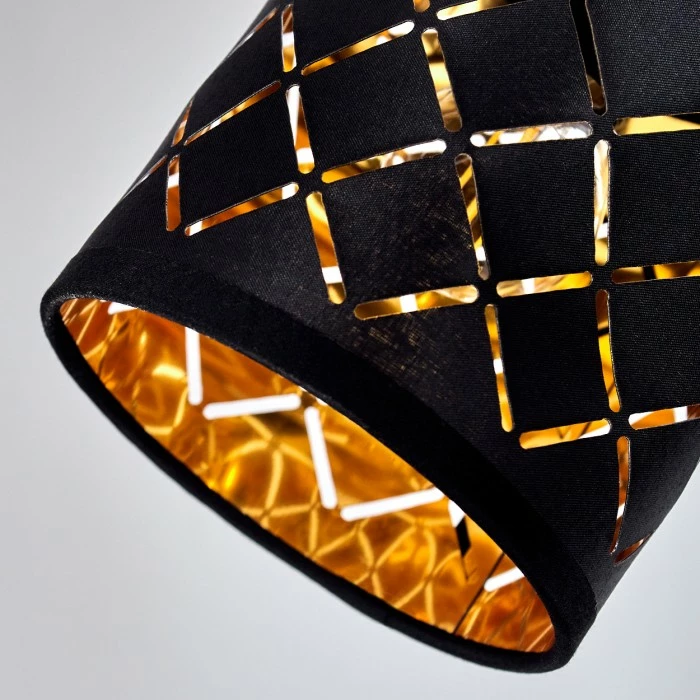 Hofstein Tallaboa Stehleuchte Schwarz, 5-flammig 3 Hofstein Tallaboa Stehleuchte Schwarz, 5-flammig – Bild 3