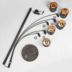 Hofstein Tallaboa Stehleuchte Schwarz, 5-flammig 16 Hofstein Tallaboa Stehleuchte Schwarz, 5-flammig -Bürolampen Verkäufe tallaboa stehleuchte h3443484 4