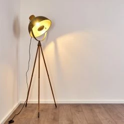 Hofstein Tholen Stehleuchte Braun, 1-flammig -Bürolampen Verkäufe tholen stehleuchte h3337011 do1 11