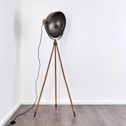 Hofstein Tholen Stehleuchte Braun, 1-flammig -Bürolampen Verkäufe tholen stehleuchte h3337011 do1 12