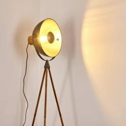 Hofstein Tholen Stehleuchte Braun, 1-flammig -Bürolampen Verkäufe tholen stehleuchte h3337011 do1 6