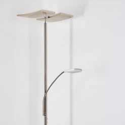 Hofstein Thyolo Deckenfluter LED Stahl gebürstet, 2-flammig -Bürolampen Verkäufe thyolo deckenfluter h3166215 do1 4