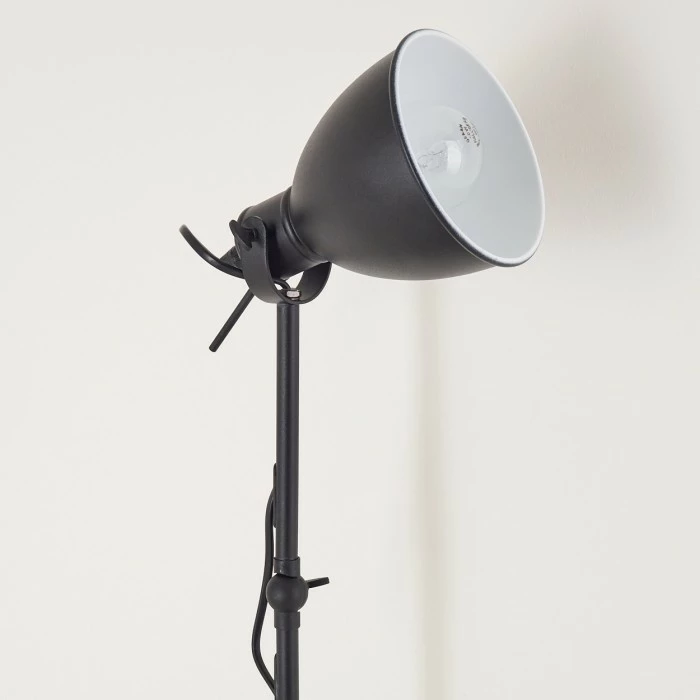 Hofstein Timola Tischleuchte Schwarz, 1-flammig 7 Hofstein Timola Tischleuchte Schwarz, 1-flammig – Bild 7