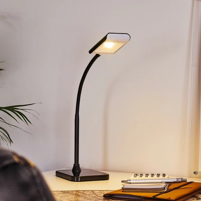 Hofstein Tischleuchte LED Schwarz, 1-flammig 3 Hofstein Tischleuchte LED Schwarz, 1-flammig – Bild 3