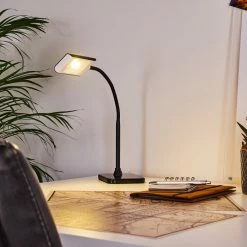 Hofstein Tischleuchte LED Schwarz, 1-flammig 23 Hofstein Tischleuchte LED Schwarz, 1-flammig -Bürolampen Verkäufe tischleuchte h3371008 9