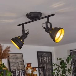 Hofstein Tita Deckenleuchte Schwarz, 2-flammig -Bürolampen Verkäufe tita deckenleuchte h3017494 8