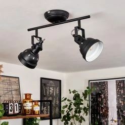 Hofstein Tita Deckenleuchte Schwarz, 2-flammig -Bürolampen Verkäufe tita deckenleuchte h3017531 9