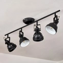 Hofstein Tita Deckenleuchte Chrom, Schwarz, 4-flammig -Bürolampen Verkäufe tita deckenleuchte h3017555 7