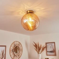 Hofstein Tomboul Deckenleuchte Gold, 1-flammig -Bürolampen Verkäufe tomboul deckenleuchte h3433652 10