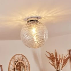 Hofstein Tomboul Deckenleuchte Chrom, 1-flammig -Bürolampen Verkäufe tomboul deckenleuchte h3433683 6