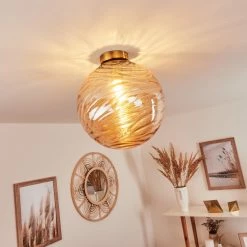 Hofstein Tomboul Deckenleuchte Gold, 1-flammig 23 Hofstein Tomboul Deckenleuchte Gold, 1-flammig -Bürolampen Verkäufe tomboul deckenleuchte h3433690 10