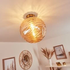 Hofstein Tomboul Deckenleuchte Gold, 1-flammig 19 Hofstein Tomboul Deckenleuchte Gold, 1-flammig -Bürolampen Verkäufe tomboul deckenleuchte h3433690 6