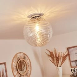 Hofstein Tomboul Deckenleuchte Chrom, 1-flammig -Bürolampen Verkäufe tomboul deckenleuchte h3433713 10