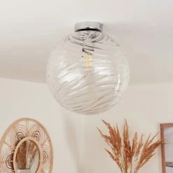 Hofstein Tomboul Deckenleuchte Chrom, 1-flammig -Bürolampen Verkäufe tomboul deckenleuchte h3433713 9