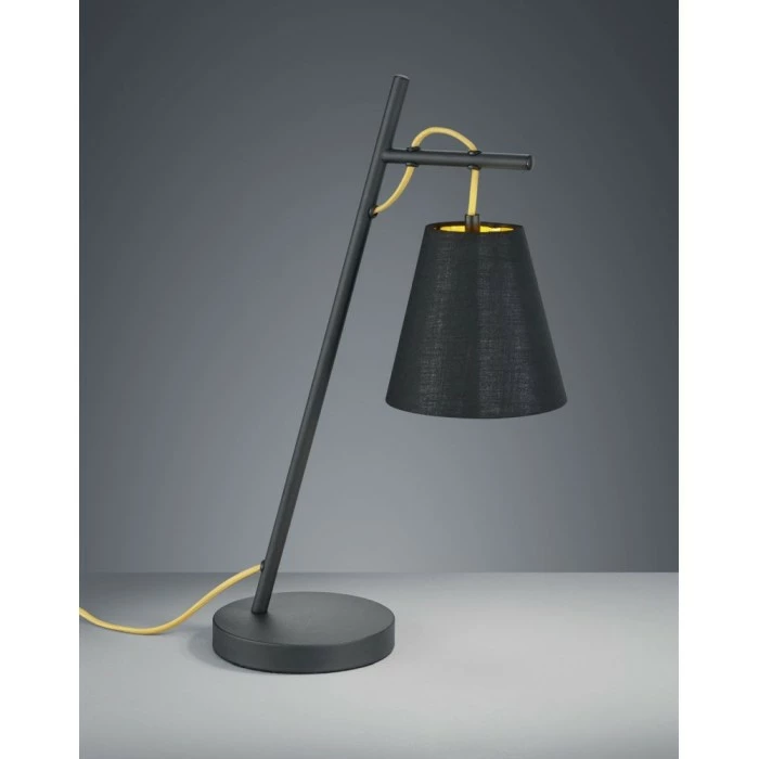 Trio Leuchten ANDREUS Tischleuchte Schwarz, 1-flammig 1 Trio Leuchten ANDREUS Tischleuchte Schwarz, 1-flammig