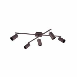 Trio Leuchten MARLEY Deckenleuchte Rostfarben, 5-flammig -Bürolampen Verkäufe trio leuchten marley deckenleuchte 612400524 2