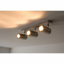 Trio Leuchten MARLEY Deckenleuchte Nickel-Matt, Edelstahl, 3-flammig -Bürolampen Verkäufe trio leuchten marley deckenleuchte 802400307 do1 13