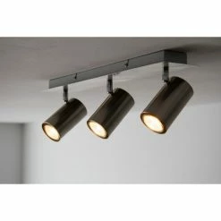 Trio Leuchten MARLEY Deckenleuchte Nickel-Matt, Edelstahl, 3-flammig -Bürolampen Verkäufe trio leuchten marley deckenleuchte 802400307 do1 6