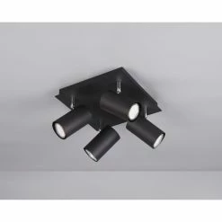 Trio Leuchten MARLEY Strahler Schwarz, 4-flammig -Bürolampen Verkäufe trio leuchten marley strahler 802430432 4