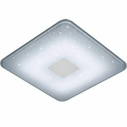 Trio Leuchten SAMURAI Deckenleuchte LED Weiß, 1-flammig, Fernbedienung -Bürolampen Verkäufe trio leuchten samurai deckenleuchte 628613001 3