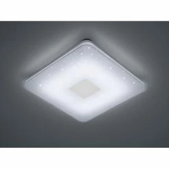 Trio Leuchten SAMURAI Deckenleuchte LED Weiß, 1-flammig, Fernbedienung -Bürolampen Verkäufe trio leuchten samurai deckenleuchte 628613001 5