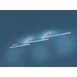 Trio Leuchten WiZ MELBY Deckenleuchte LED Nickel-Matt, 1-flammig, Fernbedienung, Farbwechsler -Bürolampen Verkäufe trio leuchten wiz melby deckenleuchte 651210507 2