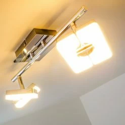 Hofstein Turin Deckenspot LED Chrom, 2-flammig -Bürolampen Verkäufe turin deckenspot h167619 15