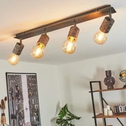 Hofstein Tyldom Deckenleuchte Grau, Silber, 4-flammig -Bürolampen Verkäufe tyldom deckenleuchte h3433577 8