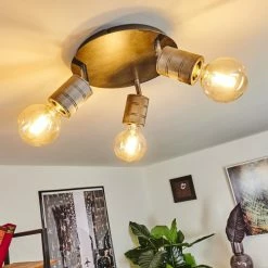 Hofstein Tyldom Deckenleuchte Altsilber, 3-flammig -Bürolampen Verkäufe tyldom deckenleuchte h3434154 6