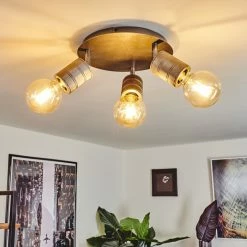 Hofstein Tyldom Deckenleuchte Altsilber, 3-flammig -Bürolampen Verkäufe tyldom deckenleuchte h3434154 8