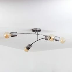 Hofstein Tyldom Deckenleuchte Altsilber, 4-flammig -Bürolampen Verkäufe tyldom deckenleuchte h3442401 7