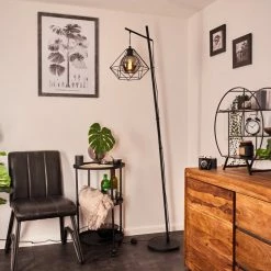 Hofstein Uarau Stehleuchte Schwarz, 1-flammig -Bürolampen Verkäufe uarau stehleuchte h3444221 8