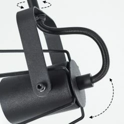 Hofstein Uatuasa Deckenleuchte Schwarz, Naturfarben, 3-flammig -Bürolampen Verkäufe uatuasa deckenleuchte h3443286 5