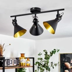 Hofstein Upiano Deckenleuchte Chrom, Schwarz, 3-flammig 23 Hofstein Upiano Deckenleuchte Chrom, Schwarz, 3-flammig -Bürolampen Verkäufe upiano deckenleuchte h3017791 11