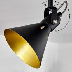 Hofstein Upiano Deckenleuchte Chrom, Schwarz, 4-flammig -Bürolampen Verkäufe upiano deckenleuchte h3017807 2