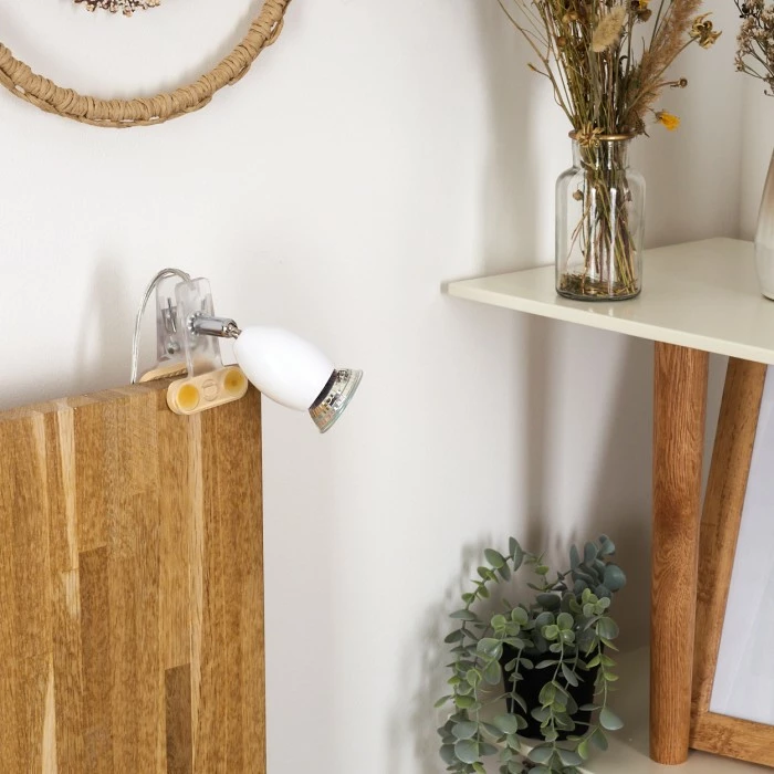 Hofstein Vesubio Klemmleuchte Chrom, Transparent, Klar, 1-flammig 10 Hofstein Vesubio Klemmleuchte Chrom, Transparent, Klar, 1-flammig – Bild 10