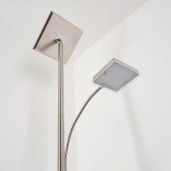 Hofstein Veteli Deckenfluter LED Nickel-Matt, Chrom, 2-flammig -Bürolampen Verkäufe veteli deckenfluter h3080863 7