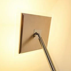 Hofstein Veteli Deckenfluter LED Nickel-Matt, Chrom, 2-flammig -Bürolampen Verkäufe veteli deckenfluter h3080863 8