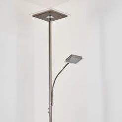 Hofstein Veteli Deckenfluter LED Edelstahl, 2-flammig -Bürolampen Verkäufe veteli deckenfluter h3274576 13