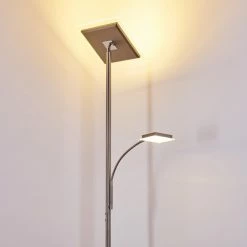 Hofstein Veteli Deckenfluter LED Edelstahl, 2-flammig -Bürolampen Verkäufe veteli deckenfluter h3274576 2