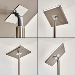 Hofstein Veteli Deckenfluter LED Edelstahl, 2-flammig -Bürolampen Verkäufe veteli deckenfluter h3274576 5