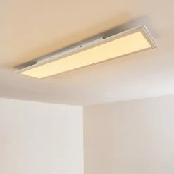 Hofstein Voisines Deckenpanel LED Weiß, 1-flammig, Fernbedienung, Farbwechsler -Bürolampen Verkäufe voisines deckenpanel h3267776 do1 14