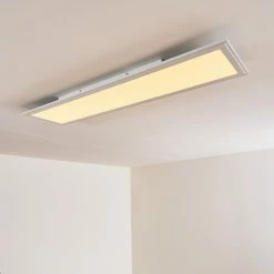 Hofstein Voisines Deckenpanel LED Weiß, 1-flammig, Fernbedienung, Farbwechsler -Bürolampen Verkäufe voisines deckenpanel h3267776 do1 15